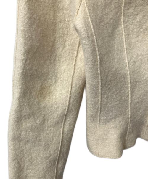 CHANEL（シャネル）CHANEL (シャネル) ノーカラージャケット アイボリー ホワイト サイズ:38の古着・服飾アイテム