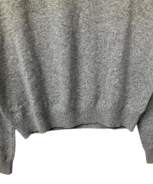 PRADA（プラダ）PRADA (プラダ) ロゴ厚手ニット グレー グレー サイズ:38の古着・服飾アイテム