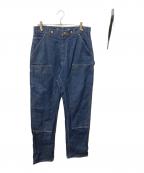 CarHarttカーハート）の古着「ダブルニーペインターデニムパンツ」｜インディゴ