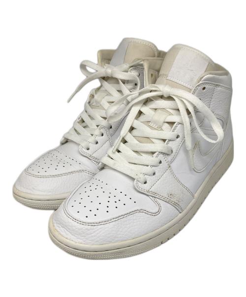 NIKE（ナイキ）NIKE (ナイキ) AIR JORDAN 1 MID ホワイト サイズ:26.5の古着・服飾アイテム