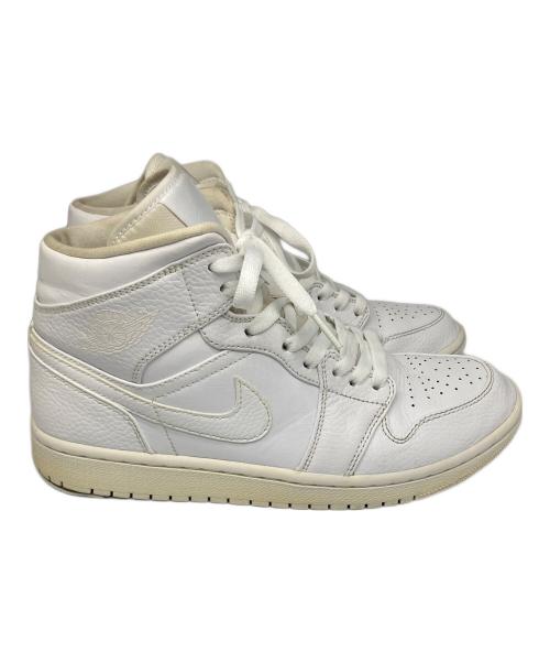 NIKE（ナイキ）NIKE (ナイキ) AIR JORDAN 1 MID ホワイト サイズ:26.5の古着・服飾アイテム