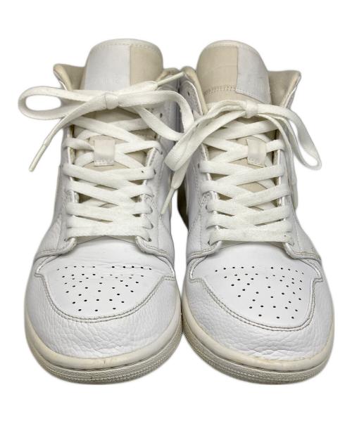 NIKE（ナイキ）NIKE (ナイキ) AIR JORDAN 1 MID ホワイト サイズ:26.5の古着・服飾アイテム