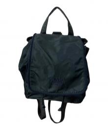 PRADA（プラダ）の古着「TESSUTO MARCHIO」｜ブラック