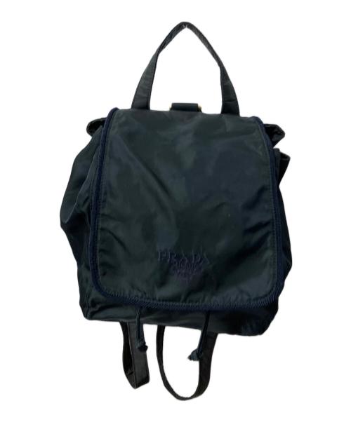 PRADA（プラダ）PRADA (プラダ) TESSUTO MARCHIO ブラックの古着・服飾アイテム
