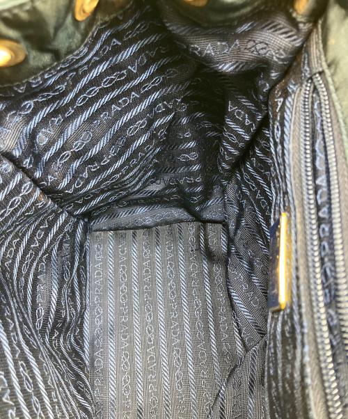PRADA（プラダ）PRADA (プラダ) TESSUTO MARCHIO ブラックの古着・服飾アイテム