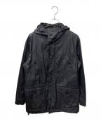 A.P.C.アーペーセー）の古着「フーテッドナイロンコート ブラック」｜ネイビー