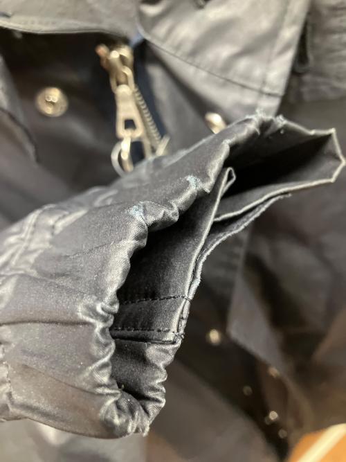 A.P.C.（アーペーセー）A.P.C. (アーペーセー) フーテッドナイロンコート ブラック ネイビー サイズ:XSの古着・服飾アイテム
