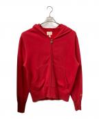 EVISUエヴィス）の古着「ジップパーカー レッド」｜レッド