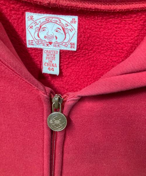 EVISU（エヴィス）EVISU (エヴィス) ジップパーカー レッド レッド サイズ:44の古着・服飾アイテム
