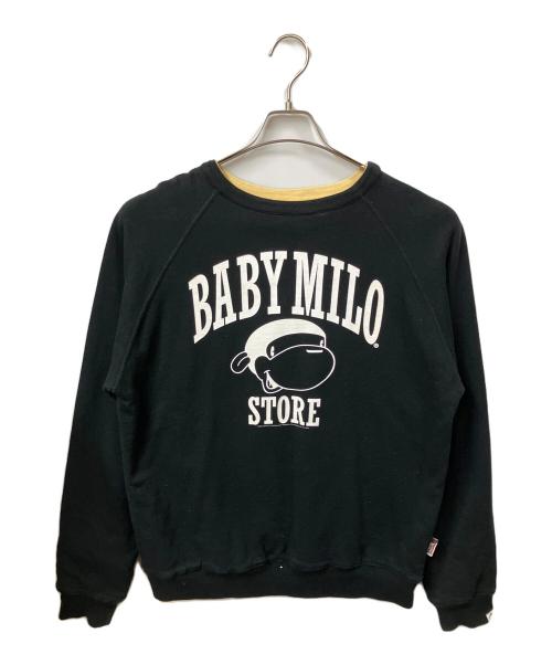 A BATHING APE（ア ベイシング エイプ）A BATHING APE (ア ベイシング エイプ) リバーシブルスウェット ブラック×ベージュ サイズ:Mの古着・服飾アイテム