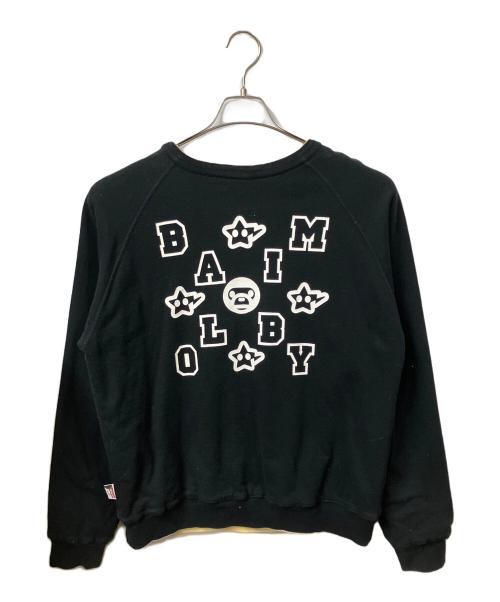 A BATHING APE（ア ベイシング エイプ）A BATHING APE (ア ベイシング エイプ) リバーシブルスウェット ブラック×ベージュ サイズ:Mの古着・服飾アイテム