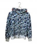 A BATHING APEア ベイシング エイプ）の古着「ジップパーカー」｜ブルー