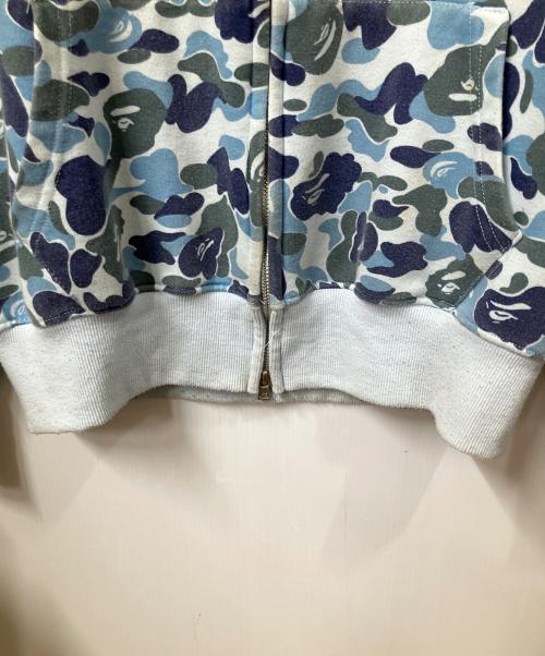 A BATHING APE（ア ベイシング エイプ）A BATHING APE (ア ベイシング エイプ) ジップパーカー ブルー サイズ:Lの古着・服飾アイテム