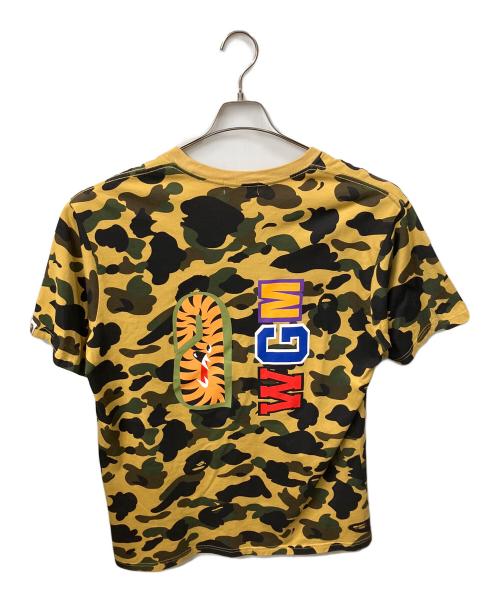 A BATHING APE（ア ベイシング エイプ）A BATHING APE (ア ベイシング エイプ) 半袖カットソー　カモフラージュ ベージュ×ブラウン ベージュ×ブラウン サイズ:XXLの古着・服飾アイテム