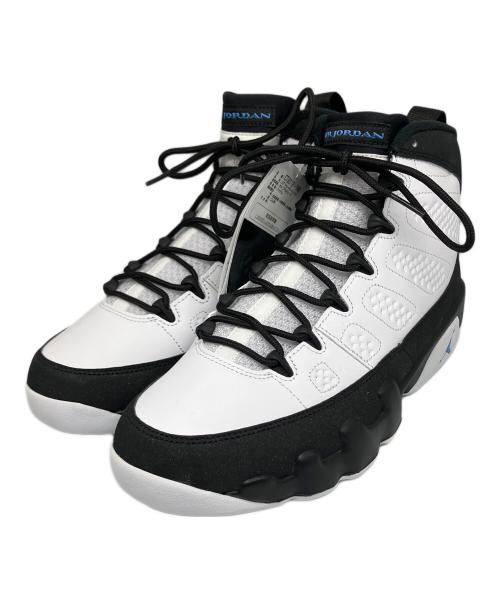 NIKE（ナイキ）NIKE (ナイキ) AIR JORDAN 9 RETRO ホワイト×ブラック サイズ:27 未使用品の古着・服飾アイテム
