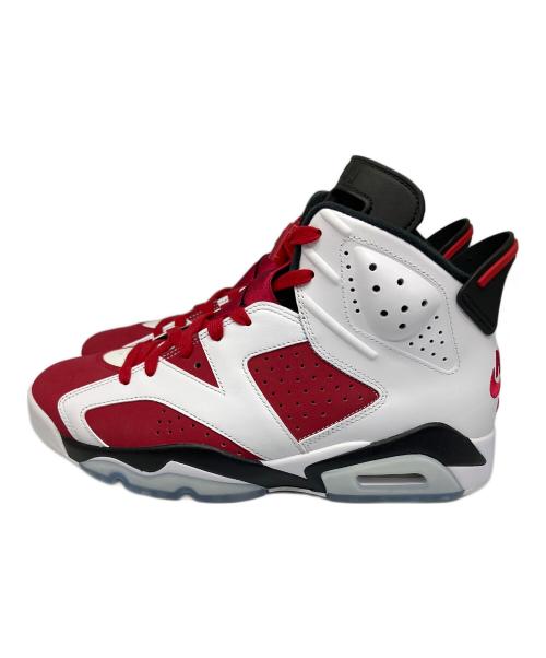 NIKE（ナイキ）NIKE (ナイキ) AIR JORDAN 6 RETRO レッド×ホワイト サイズ:28の古着・服飾アイテム