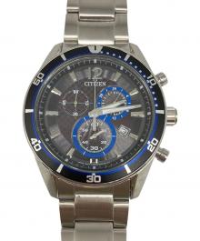 CITIZEN（シチズン）の古着「クロノグラフ エコドライブワン」｜ネイビー