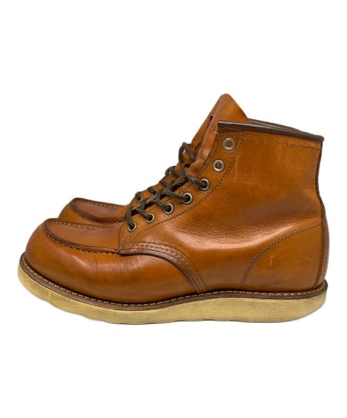 RED WING（レッドウィング）RED WING (レッドウィング) 6インチ クラシックモックトゥブーツ ブラウン サイズ:26の古着・服飾アイテム