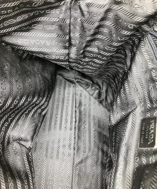 PRADA（プラダ）PRADA (プラダ) キルティングナイロントートバッグ ピンク×ブラックの古着・服飾アイテム