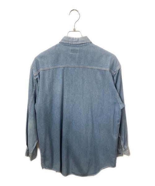 Calvin Klein（カルバンクライン）Calvin Klein (カルバンクライン) 長袖シャツ インディゴ サイズ:Mの古着・服飾アイテム