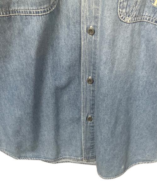 Calvin Klein（カルバンクライン）Calvin Klein (カルバンクライン) 長袖シャツ インディゴ サイズ:Mの古着・服飾アイテム