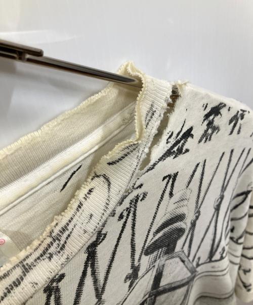 SoF Tee（ソフ ティー）SoF Tee (ソフ ティー) JAZZ MUSICIAN DAMAGED TEE ホワイト サイズ:XLの古着・服飾アイテム