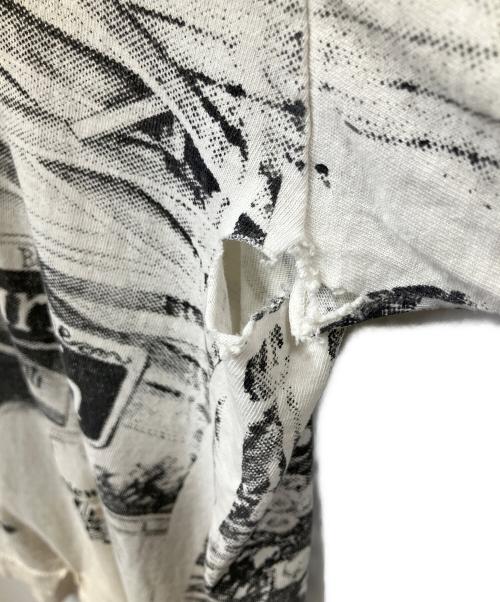 SoF Tee（ソフ ティー）SoF Tee (ソフ ティー) JAZZ MUSICIAN DAMAGED TEE ホワイト サイズ:XLの古着・服飾アイテム