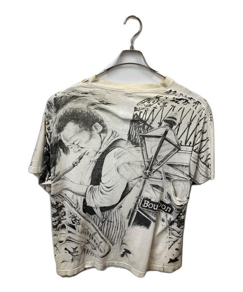 SoF Tee（ソフ ティー）SoF Tee (ソフ ティー) JAZZ MUSICIAN DAMAGED TEE ホワイト サイズ:XLの古着・服飾アイテム