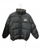 HELLY HANSENヘリーハンセン）の古着「Bubble Down Jacket」｜ブラック×オリーブ