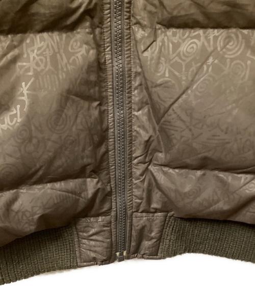 stussy（ステューシー）stussy (ステューシー) ダウンジャケット ブラウン サイズ:XLの古着・服飾アイテム