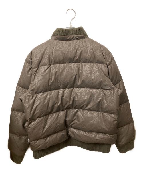 stussy（ステューシー）stussy (ステューシー) ダウンジャケット ブラウン サイズ:XLの古着・服飾アイテム