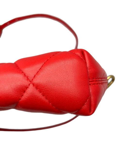 BALENCIAGA（バレンシアガ）BALENCIAGA (バレンシアガ) キルティングカメラショルダーバッグ レッドの古着・服飾アイテム