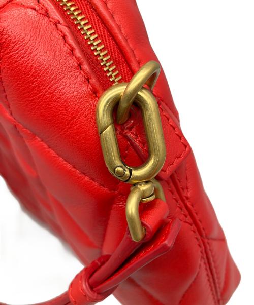 BALENCIAGA（バレンシアガ）BALENCIAGA (バレンシアガ) キルティングカメラショルダーバッグ レッドの古着・服飾アイテム