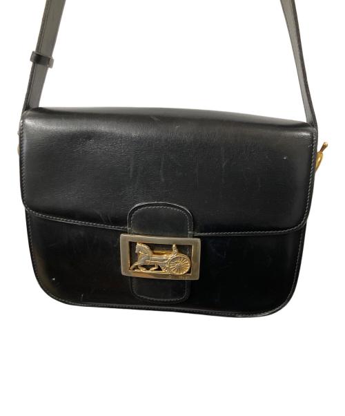 CELINE（セリーヌ）CELINE (セリーヌ) ショルダーバッグ ブラック ブラックの古着・服飾アイテム