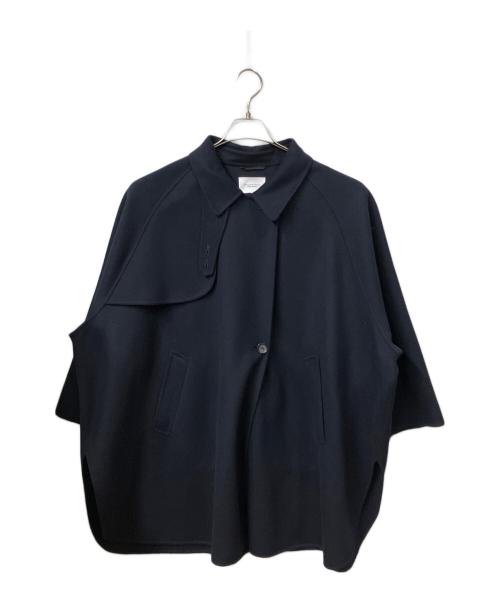 BEAUTY&YOUTH（ビューティーアンドユース）BEAUTY&YOUTH (ビューティーアンドユース) BY リバーポンチョ コート ネイビー サイズ:Mの古着・服飾アイテム