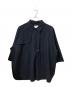 BEAUTY&YOUTH（ビューティーアンドユース）の古着「BY リバーポンチョ コート」｜ネイビー