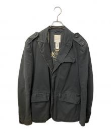DIESEL（ディーゼル）の古着「テーラードジャケット ブラック」｜ブラック