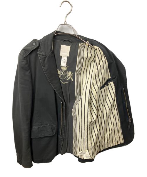 DIESEL（ディーゼル）DIESEL (ディーゼル) テーラードジャケット ブラック ブラック サイズ:Mの古着・服飾アイテム