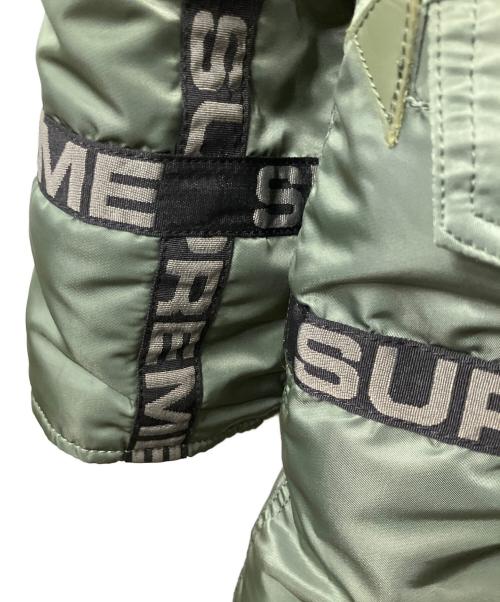 SUPREME（シュプリーム）Supreme (シュプリーム) LOGO TAPE N-3B PARKA オリーブ サイズ:Sの古着・服飾アイテム
