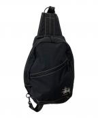 stussy×PORTERステューシー×ポーター）の古着「ショルダーバッグ stussy×PORTER」｜ブラック