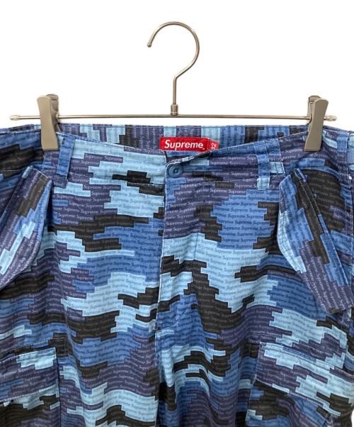 SUPREME（シュプリーム）Supreme (シュプリーム) Cargo Pant Tan Camo ブルー×ネイビー サイズ:W32の古着・服飾アイテム