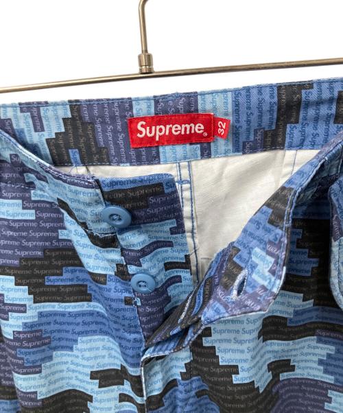 SUPREME（シュプリーム）Supreme (シュプリーム) Cargo Pant Tan Camo ブルー×ネイビー サイズ:W32の古着・服飾アイテム