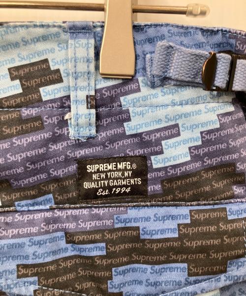 SUPREME（シュプリーム）Supreme (シュプリーム) Cargo Pant Tan Camo ブルー×ネイビー サイズ:W32の古着・服飾アイテム