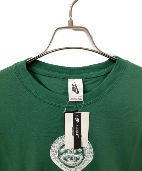 NIKE（ナイキ）NIKE (ナイキ) stussy (ステューシー) NIKE×Stussy SS Link T-Shirt グリーン サイズ:S 未使用品の古着・服飾アイテム