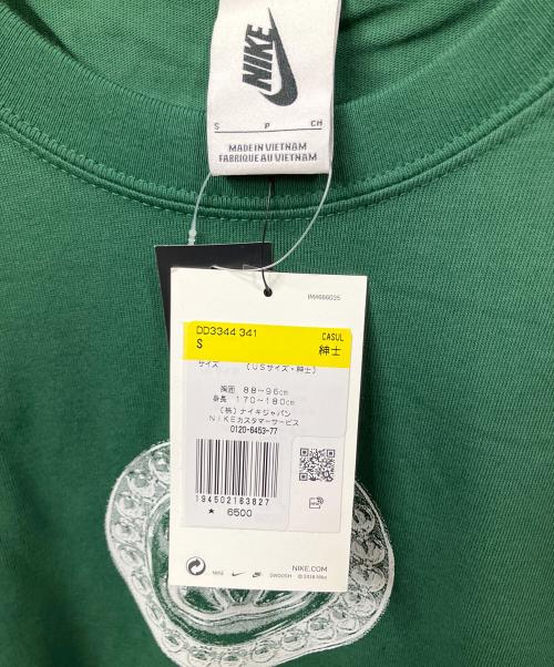 NIKE（ナイキ）NIKE (ナイキ) stussy (ステューシー) NIKE×Stussy SS Link T-Shirt グリーン サイズ:S 未使用品の古着・服飾アイテム