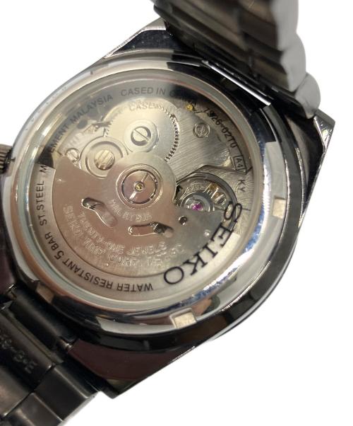 SEIKO（セイコー）SEIKO (セイコー) 腕時計　ブラック ブラックの古着・服飾アイテム