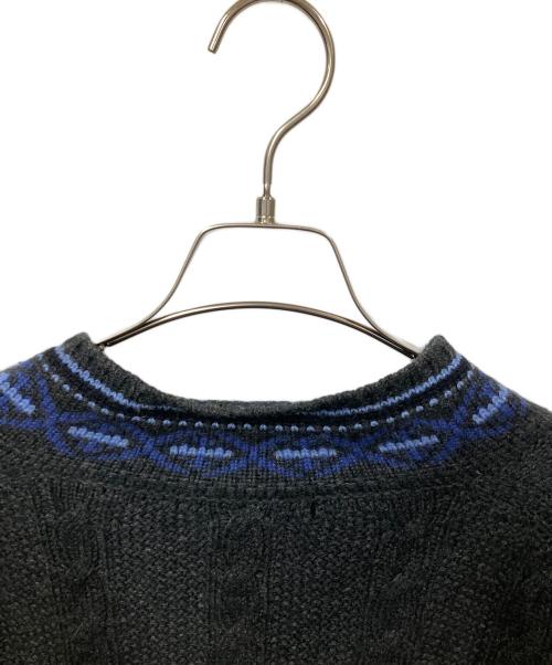 Drumohr（ドルモア）Drumohr (ドルモア) ニット グレー×ブルー グレー×ブルー サイズ:40の古着・服飾アイテム
