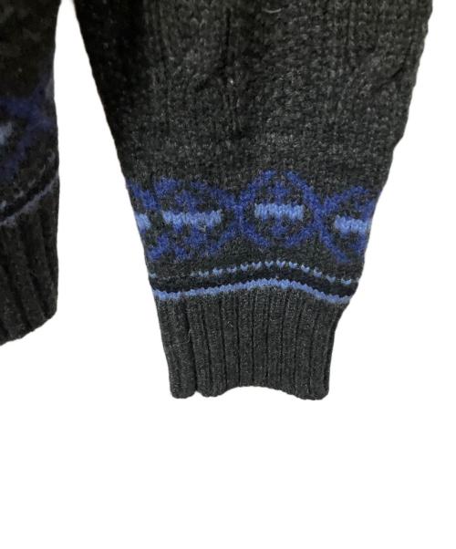 Drumohr（ドルモア）Drumohr (ドルモア) ニット グレー×ブルー グレー×ブルー サイズ:40の古着・服飾アイテム