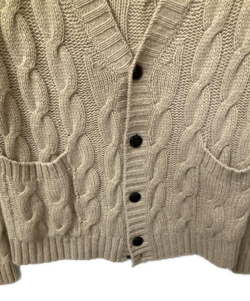 Cristiano Fissore（クリスチアーノ フィッソーネ）Cristiano Fissore (クリスチアーノ フィッソーネ) カシミヤ厚手カーディガン  ベージュ ホワイト サイズ:46の古着・服飾アイテム