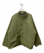 MONO-MARTモノマート）の古着「ビッグシルエット 3WAYショートM65スタンドモッズ」｜オリーブ